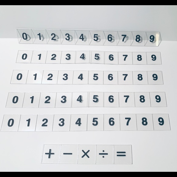 NEW, ETA Teaching Tools, Clear Number Tiles/Number Path - Picture 2 of 3